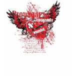 wounded heart t-shirt
