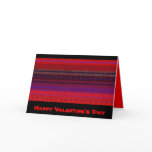 Woven Bands Valentine Card