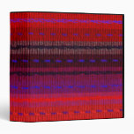 Woven Bands Vinyl Binder