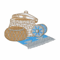 Woven Baskets embroidered shirts by ZazzleEmbroidery Woven Baskets embroidered shirts