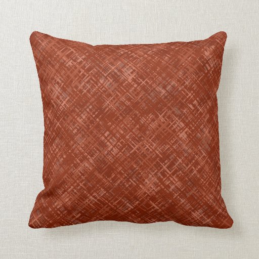 Woven Brown Tweed Lumbar and Throw Pillows Zazzle