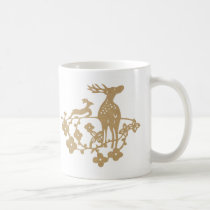 Woven Deer mugs by litabug Woven Deer mugs