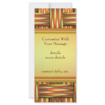 Woven Fire Custom Rack Cards