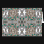Woven Green Jewels Card