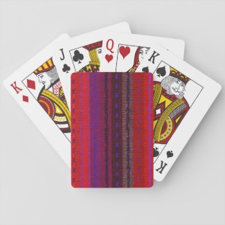 Woven Stripes Playing Cards