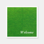 woven structure green disposable napkins