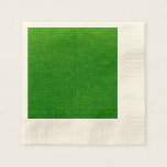 woven structure green paper napkin