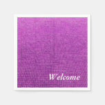 woven structure neon pink disposable napkin