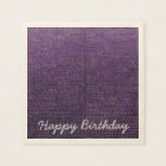 woven structure purple disposable napkin