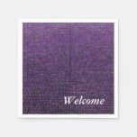 woven structure purple paper napkins