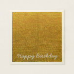 woven structure yellow disposable napkins