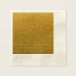 woven structure yellow paper napkin