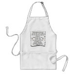 Woven web apron