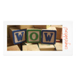 WOW blocks! Congratulations photo cards