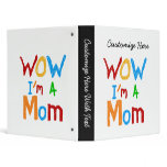 WOW I'm a Mom T-shirts and GIfts Binders