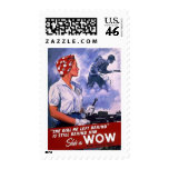 WOW Vintage Americana Postage Stamp