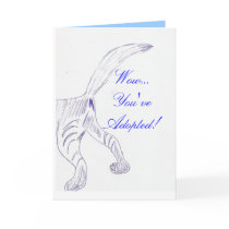 Wow...You've Adopted! cards