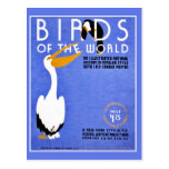 WPA Birds of the World advertising Postcards