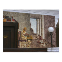 WPA Murals 2 ~ postcard
