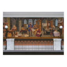 WPA Murals 5 ~ ATC Business Card