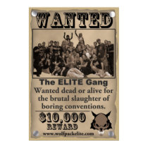 WPE Wanted Poster posters