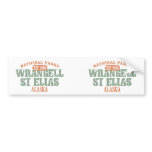 Wrangell St Elias National Park Bumper Sticker