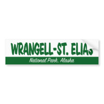 Wrangell-St. Elias National Park Bumper Sticker