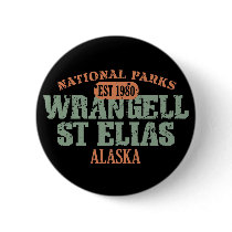 Wrangell St Elias National Park Pinback Buttons