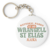 Wrangell St Elias National Park Keychains