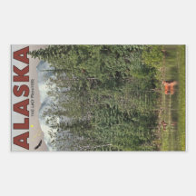 Wrangell-St Elias - The Last Frontier Rectangular Sticker