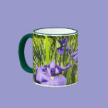 Wraparound Irises mugs