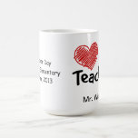 Wraparound Love my Teacher Mug