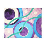 WRAPPED CANVAS - Circles Watercolor Abstract canvas prints