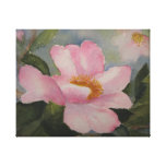 WRAPPED CANVAS - Pink Camellia Flower canvas prints