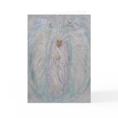 Wrapped in Angel Wings  Card by harmonyart