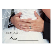 Wrapped in Love Wedding Table Setting PlaceCard Business Card