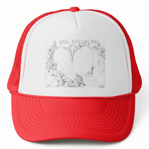 Wrapped in the arms of His Love hat