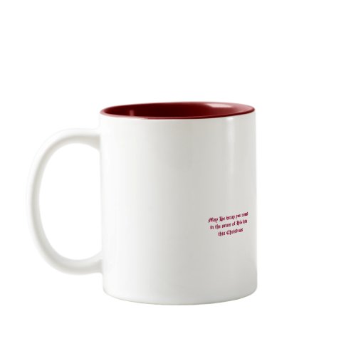Wrapped in the arms of His Love mug