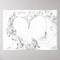Wrapped in the arms of His Love Print