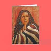 "Wrapped In Tradition" Blank Greeting Card