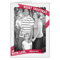 Wrapped With Love Christmas Photo Card