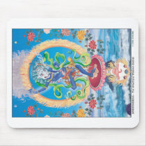 Wrathful Wisdom Dakini Mousepad mousepads