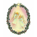 WREATH & ANGELS by SHARON SHARPE t-shirts