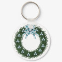 Wreath Christmas Keychain