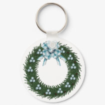 Wreath Christmas Keychain by forbes1954 Wreath Christmas Keychain