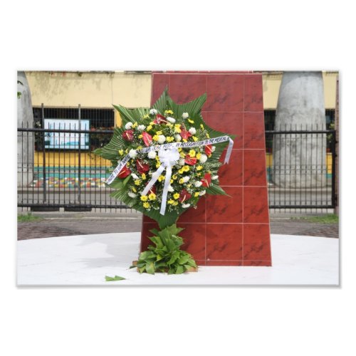 A wreath for Jose Rizal