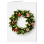 Wreath greeting card