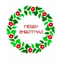 Wreath Greetings - Women's Long Sleeved T-shirt