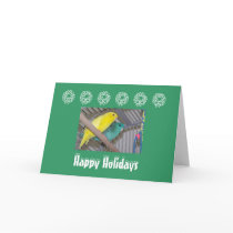 Wreath Holiday - Blank Card by linniegirl Wreath Holiday - Blank Card