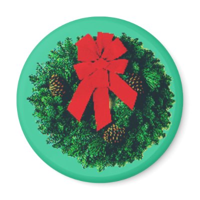 Wreath Magnet by samappleby